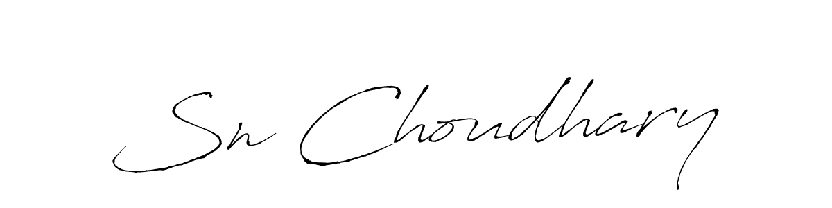 Also You can easily find your signature by using the search form. We will create Sn Choudhary name handwritten signature images for you free of cost using Antro_Vectra sign style. Sn Choudhary signature style 6 images and pictures png