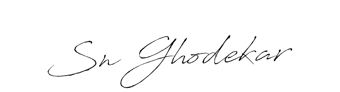 Also we have Sn Ghodekar name is the best signature style. Create professional handwritten signature collection using Antro_Vectra autograph style. Sn Ghodekar signature style 6 images and pictures png