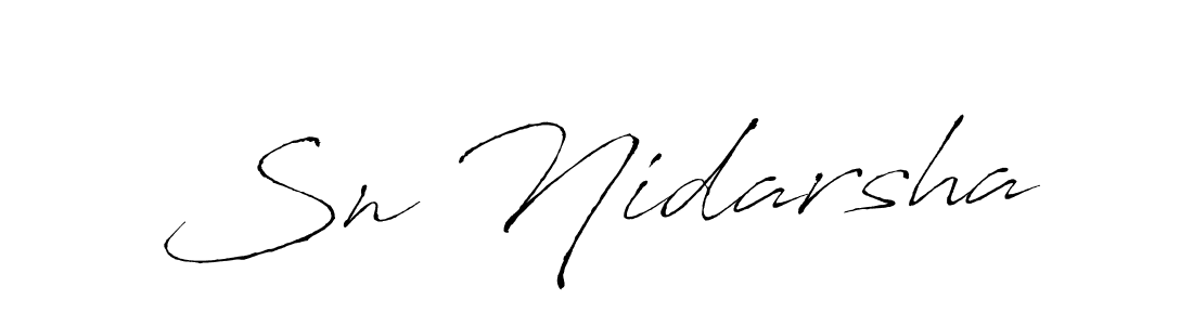 if you are searching for the best signature style for your name Sn Nidarsha. so please give up your signature search. here we have designed multiple signature styles  using Antro_Vectra. Sn Nidarsha signature style 6 images and pictures png
