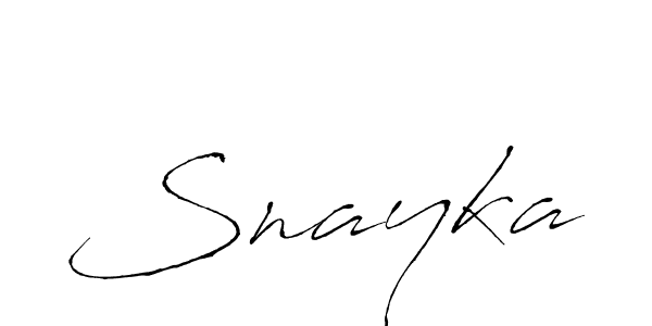 Also we have Snayka name is the best signature style. Create professional handwritten signature collection using Antro_Vectra autograph style. Snayka signature style 6 images and pictures png