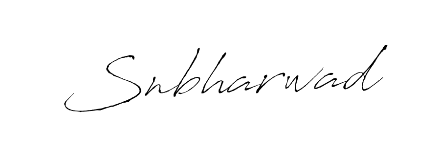 Use a signature maker to create a handwritten signature online. With this signature software, you can design (Antro_Vectra) your own signature for name Snbharwad. Snbharwad signature style 6 images and pictures png