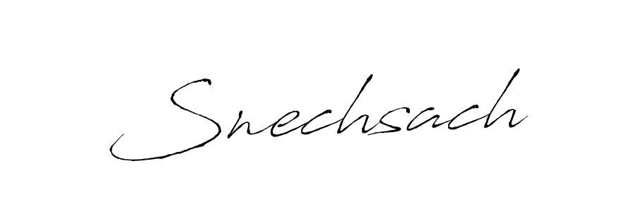 How to make Snechsach name signature. Use Antro_Vectra style for creating short signs online. This is the latest handwritten sign. Snechsach signature style 6 images and pictures png