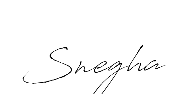 Make a beautiful signature design for name Snegha. With this signature (Antro_Vectra) style, you can create a handwritten signature for free. Snegha signature style 6 images and pictures png
