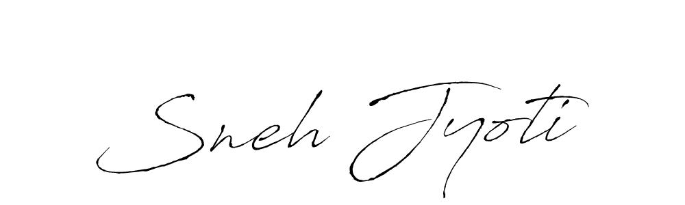 Use a signature maker to create a handwritten signature online. With this signature software, you can design (Antro_Vectra) your own signature for name Sneh Jyoti. Sneh Jyoti signature style 6 images and pictures png