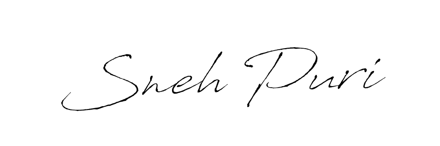 Once you've used our free online signature maker to create your best signature Antro_Vectra style, it's time to enjoy all of the benefits that Sneh Puri name signing documents. Sneh Puri signature style 6 images and pictures png