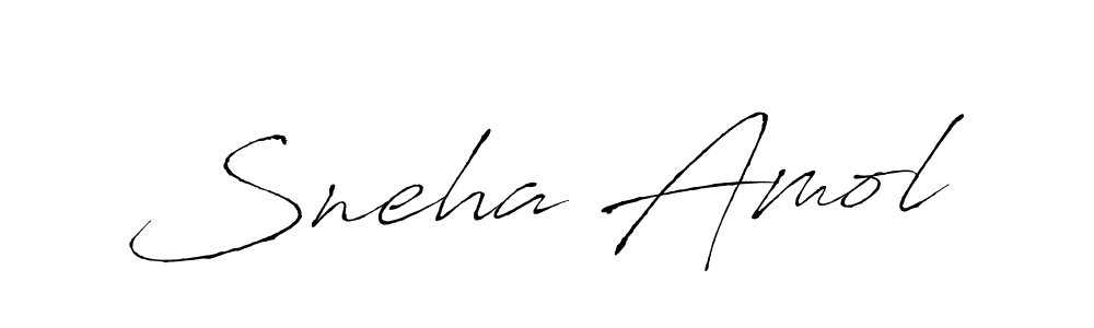 Design your own signature with our free online signature maker. With this signature software, you can create a handwritten (Antro_Vectra) signature for name Sneha Amol. Sneha Amol signature style 6 images and pictures png