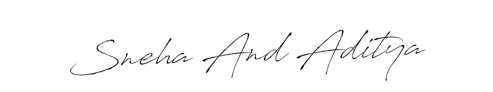 Similarly Antro_Vectra is the best handwritten signature design. Signature creator online .You can use it as an online autograph creator for name Sneha And Aditya. Sneha And Aditya signature style 6 images and pictures png