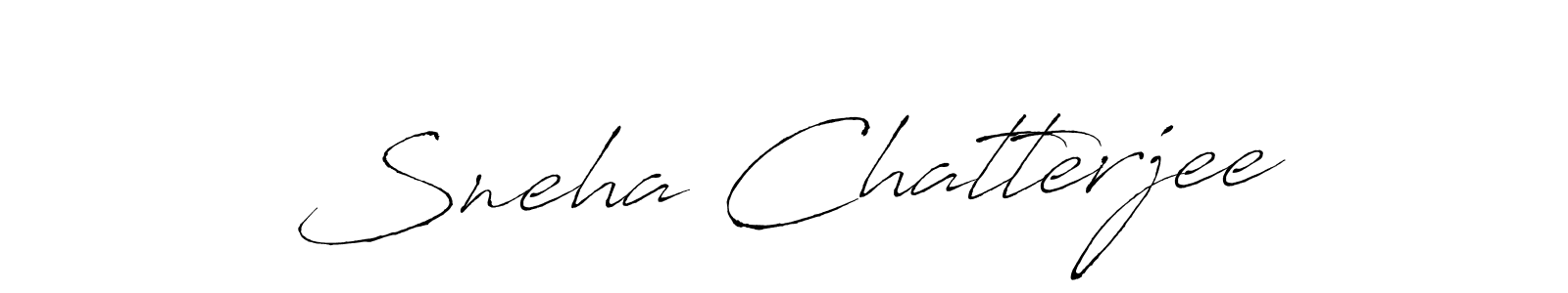 Antro_Vectra is a professional signature style that is perfect for those who want to add a touch of class to their signature. It is also a great choice for those who want to make their signature more unique. Get Sneha Chatterjee name to fancy signature for free. Sneha Chatterjee signature style 6 images and pictures png