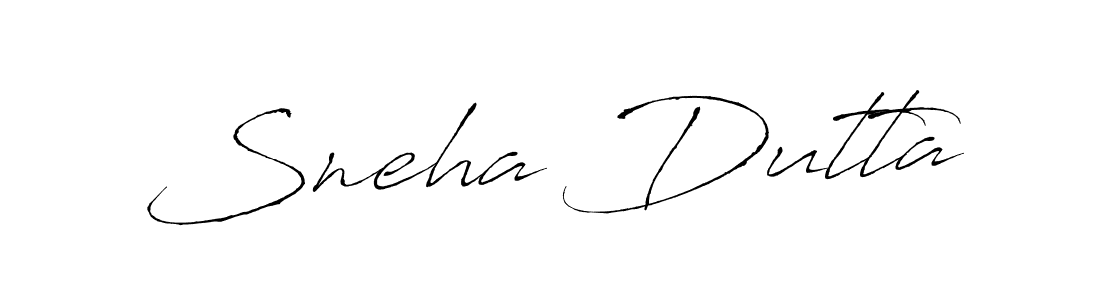 Design your own signature with our free online signature maker. With this signature software, you can create a handwritten (Antro_Vectra) signature for name Sneha Dutta. Sneha Dutta signature style 6 images and pictures png