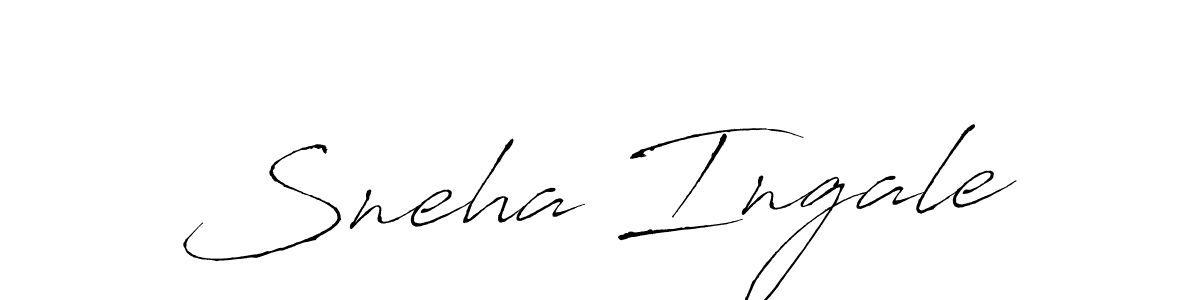 Make a beautiful signature design for name Sneha Ingale. With this signature (Antro_Vectra) style, you can create a handwritten signature for free. Sneha Ingale signature style 6 images and pictures png