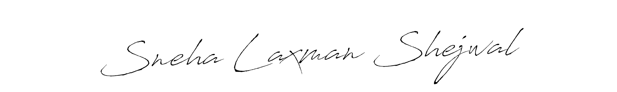 Design your own signature with our free online signature maker. With this signature software, you can create a handwritten (Antro_Vectra) signature for name Sneha Laxman Shejwal. Sneha Laxman Shejwal signature style 6 images and pictures png