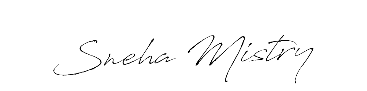 How to make Sneha Mistry signature? Antro_Vectra is a professional autograph style. Create handwritten signature for Sneha Mistry name. Sneha Mistry signature style 6 images and pictures png