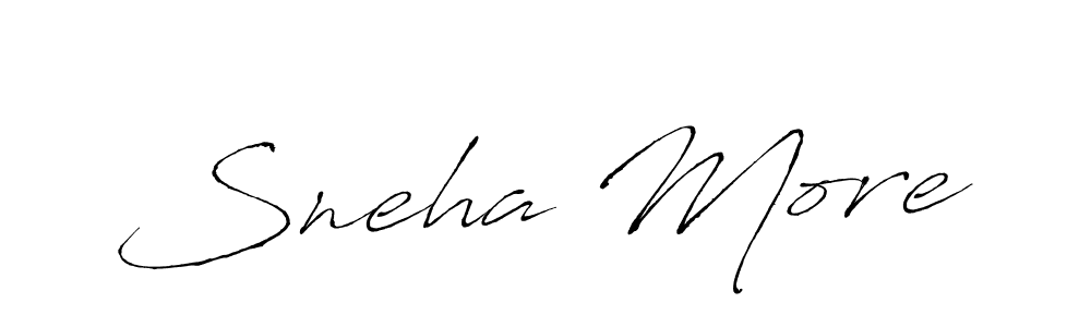 Also You can easily find your signature by using the search form. We will create Sneha More name handwritten signature images for you free of cost using Antro_Vectra sign style. Sneha More signature style 6 images and pictures png