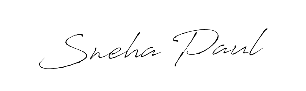 Make a beautiful signature design for name Sneha Paul. With this signature (Antro_Vectra) style, you can create a handwritten signature for free. Sneha Paul signature style 6 images and pictures png