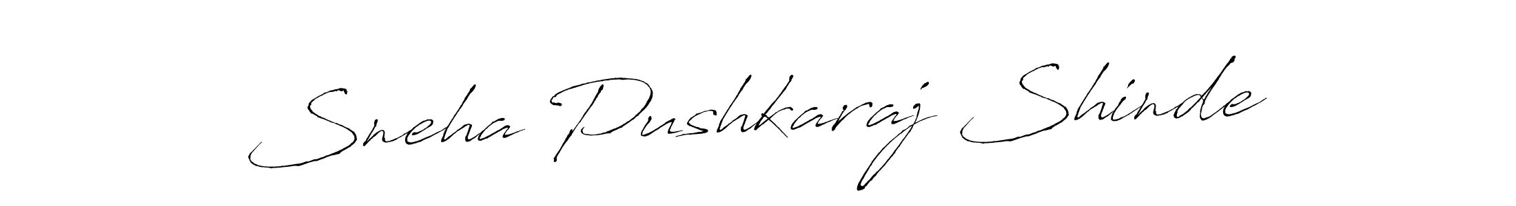 It looks lik you need a new signature style for name Sneha Pushkaraj Shinde. Design unique handwritten (Antro_Vectra) signature with our free signature maker in just a few clicks. Sneha Pushkaraj Shinde signature style 6 images and pictures png