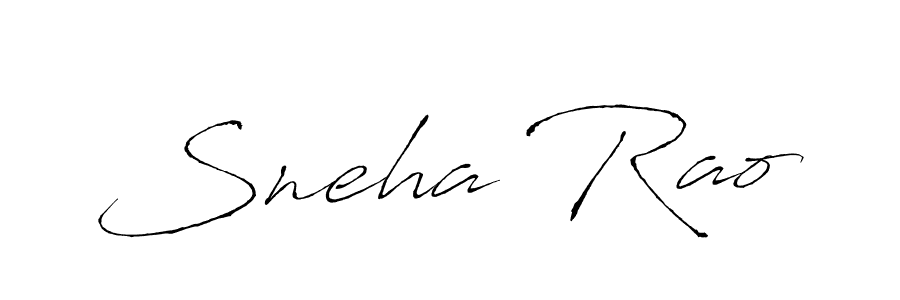 How to make Sneha Rao name signature. Use Antro_Vectra style for creating short signs online. This is the latest handwritten sign. Sneha Rao signature style 6 images and pictures png