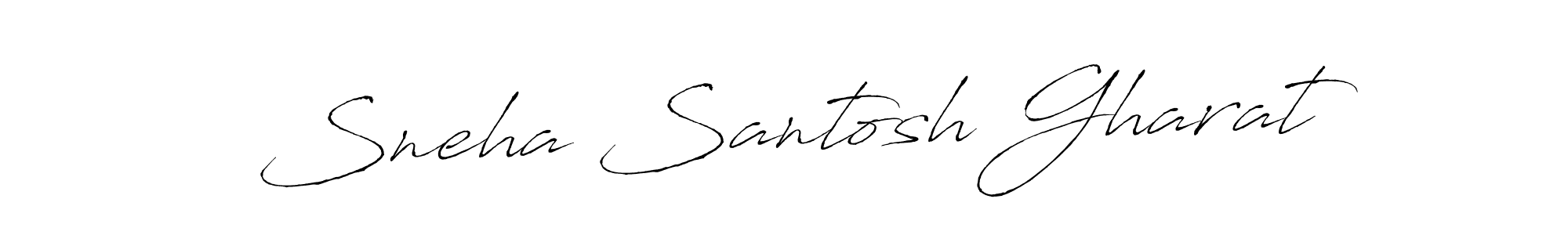 Make a beautiful signature design for name Sneha Santosh Gharat. Use this online signature maker to create a handwritten signature for free. Sneha Santosh Gharat signature style 6 images and pictures png