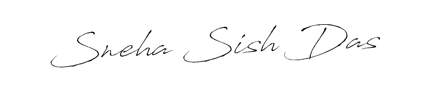 Make a beautiful signature design for name Sneha Sish Das. With this signature (Antro_Vectra) style, you can create a handwritten signature for free. Sneha Sish Das signature style 6 images and pictures png