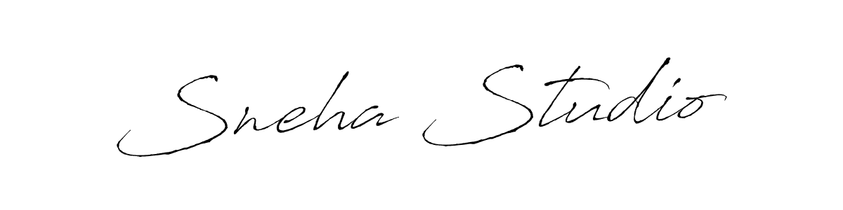 How to make Sneha Studio signature? Antro_Vectra is a professional autograph style. Create handwritten signature for Sneha Studio name. Sneha Studio signature style 6 images and pictures png