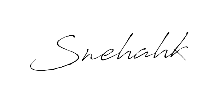 Snehahk stylish signature style. Best Handwritten Sign (Antro_Vectra) for my name. Handwritten Signature Collection Ideas for my name Snehahk. Snehahk signature style 6 images and pictures png