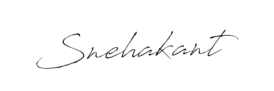 Use a signature maker to create a handwritten signature online. With this signature software, you can design (Antro_Vectra) your own signature for name Snehakant. Snehakant signature style 6 images and pictures png