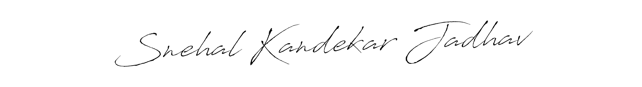 Make a beautiful signature design for name Snehal Kandekar Jadhav. Use this online signature maker to create a handwritten signature for free. Snehal Kandekar Jadhav signature style 6 images and pictures png