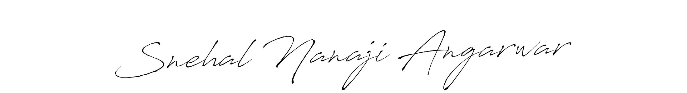 Make a beautiful signature design for name Snehal Nanaji Angarwar. Use this online signature maker to create a handwritten signature for free. Snehal Nanaji Angarwar signature style 6 images and pictures png