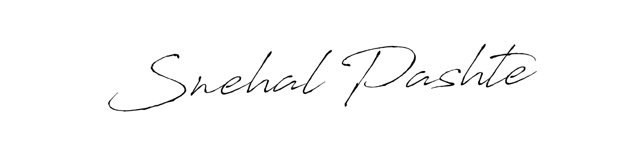 How to make Snehal Pashte name signature. Use Antro_Vectra style for creating short signs online. This is the latest handwritten sign. Snehal Pashte signature style 6 images and pictures png