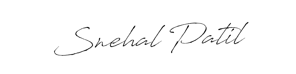 Design your own signature with our free online signature maker. With this signature software, you can create a handwritten (Antro_Vectra) signature for name Snehal Patil. Snehal Patil signature style 6 images and pictures png