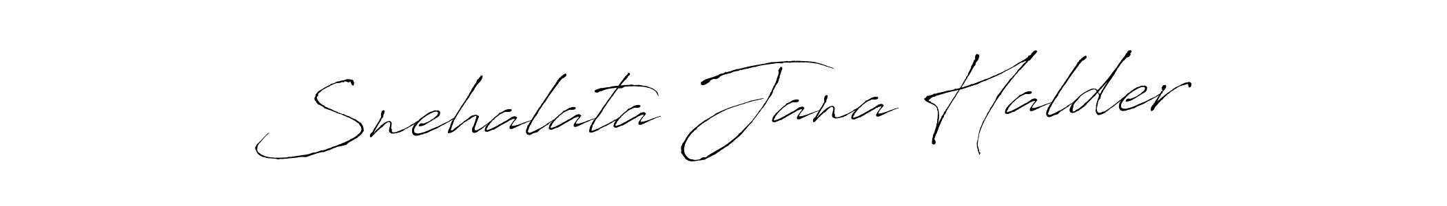 Use a signature maker to create a handwritten signature online. With this signature software, you can design (Antro_Vectra) your own signature for name Snehalata Jana Halder. Snehalata Jana Halder signature style 6 images and pictures png