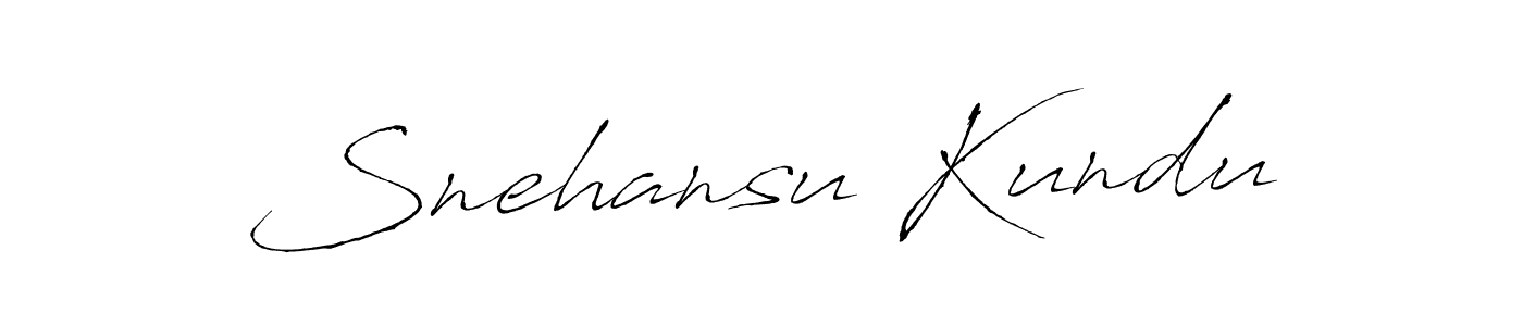 Also we have Snehansu Kundu name is the best signature style. Create professional handwritten signature collection using Antro_Vectra autograph style. Snehansu Kundu signature style 6 images and pictures png
