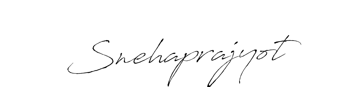 How to make Snehaprajyot signature? Antro_Vectra is a professional autograph style. Create handwritten signature for Snehaprajyot name. Snehaprajyot signature style 6 images and pictures png