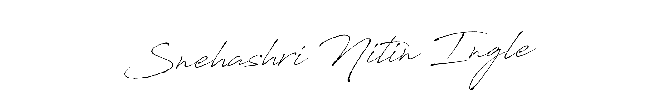 Make a beautiful signature design for name Snehashri Nitin Ingle. With this signature (Antro_Vectra) style, you can create a handwritten signature for free. Snehashri Nitin Ingle signature style 6 images and pictures png