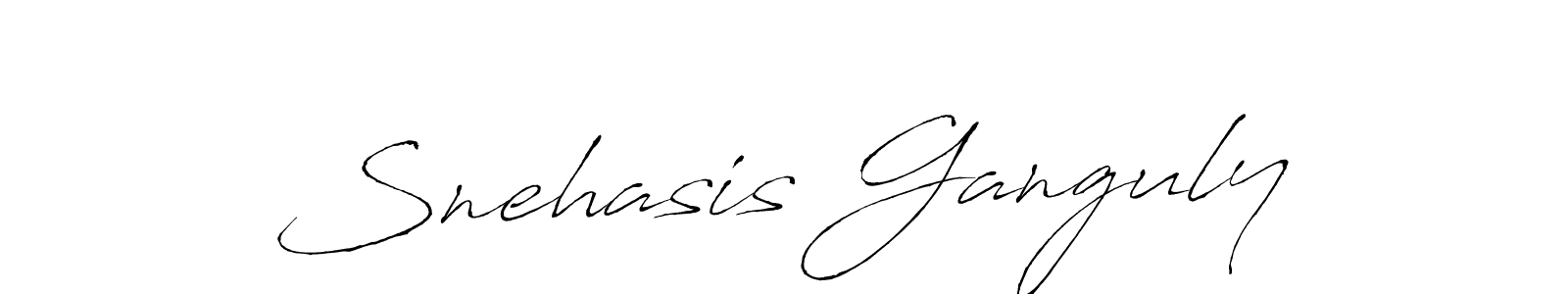 Antro_Vectra is a professional signature style that is perfect for those who want to add a touch of class to their signature. It is also a great choice for those who want to make their signature more unique. Get Snehasis Ganguly name to fancy signature for free. Snehasis Ganguly signature style 6 images and pictures png