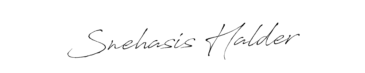 Create a beautiful signature design for name Snehasis Halder. With this signature (Antro_Vectra) fonts, you can make a handwritten signature for free. Snehasis Halder signature style 6 images and pictures png