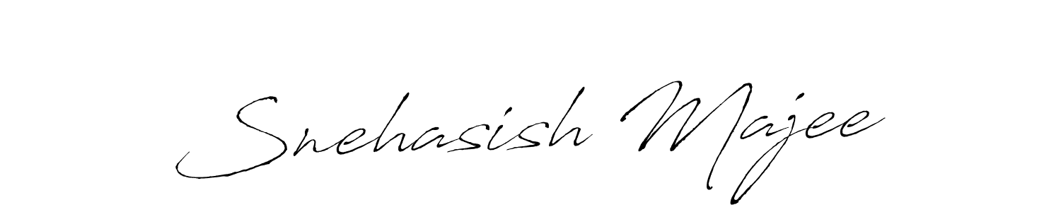 Make a beautiful signature design for name Snehasish Majee. With this signature (Antro_Vectra) style, you can create a handwritten signature for free. Snehasish Majee signature style 6 images and pictures png