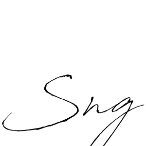 Use a signature maker to create a handwritten signature online. With this signature software, you can design (Antro_Vectra) your own signature for name Sng. Sng signature style 6 images and pictures png