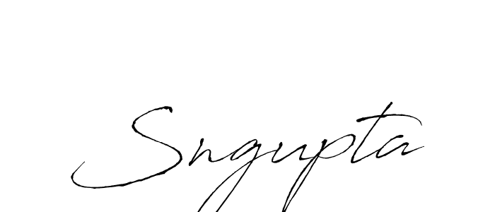 Create a beautiful signature design for name Sngupta. With this signature (Antro_Vectra) fonts, you can make a handwritten signature for free. Sngupta signature style 6 images and pictures png