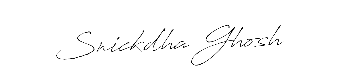 Make a beautiful signature design for name Snickdha Ghosh. Use this online signature maker to create a handwritten signature for free. Snickdha Ghosh signature style 6 images and pictures png