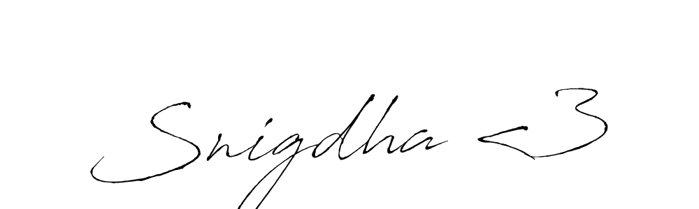 Make a short Snigdha <3 signature style. Manage your documents anywhere anytime using Antro_Vectra. Create and add eSignatures, submit forms, share and send files easily. Snigdha <3 signature style 6 images and pictures png