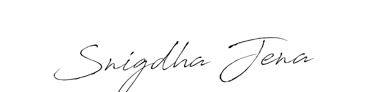Similarly Antro_Vectra is the best handwritten signature design. Signature creator online .You can use it as an online autograph creator for name Snigdha Jena. Snigdha Jena signature style 6 images and pictures png