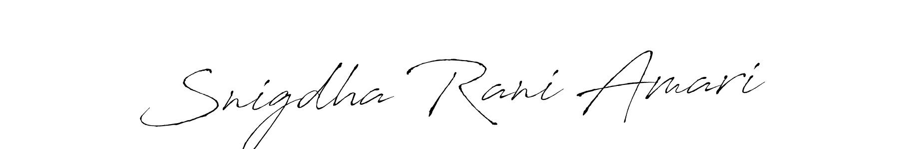 You should practise on your own different ways (Antro_Vectra) to write your name (Snigdha Rani Amari) in signature. don't let someone else do it for you. Snigdha Rani Amari signature style 6 images and pictures png