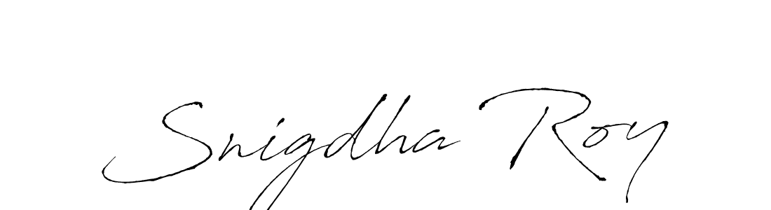 Make a beautiful signature design for name Snigdha Roy. Use this online signature maker to create a handwritten signature for free. Snigdha Roy signature style 6 images and pictures png