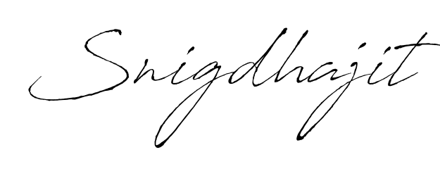 Designed for modern professionals: Snigdhajit name signature crafted with Antro_Vectra script. Ready for digital PDF workflows. Snigdhajit signature style 6 images and pictures png