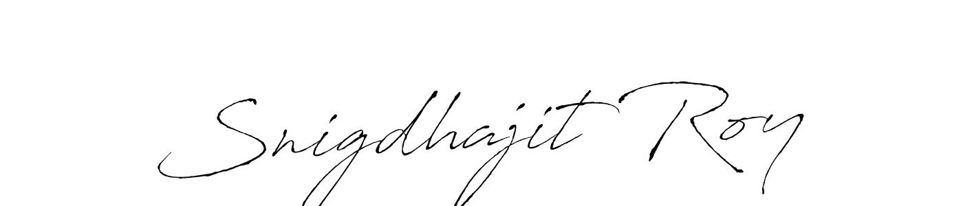 Create a beautiful signature design for name Snigdhajit Roy. With this signature (Antro_Vectra) fonts, you can make a handwritten signature for free. Snigdhajit Roy signature style 6 images and pictures png