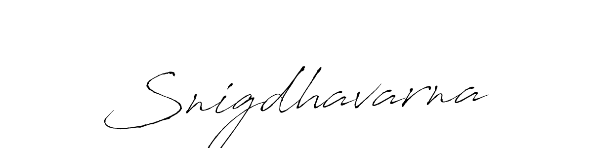 How to make Snigdhavarna name signature. Use Antro_Vectra style for creating short signs online. This is the latest handwritten sign. Snigdhavarna signature style 6 images and pictures png