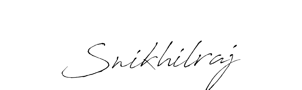 if you are searching for the best signature style for your name Snikhilraj. so please give up your signature search. here we have designed multiple signature styles  using Antro_Vectra. Snikhilraj signature style 6 images and pictures png