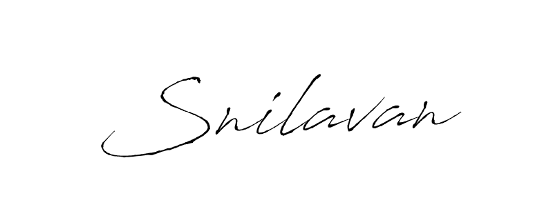 Create a beautiful signature design for name Snilavan. With this signature (Antro_Vectra) fonts, you can make a handwritten signature for free. Snilavan signature style 6 images and pictures png