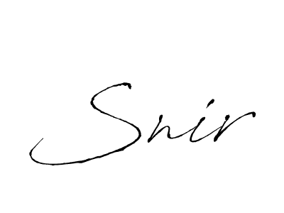 How to Draw Snir signature style? Antro_Vectra is a latest design signature styles for name Snir. Snir signature style 6 images and pictures png