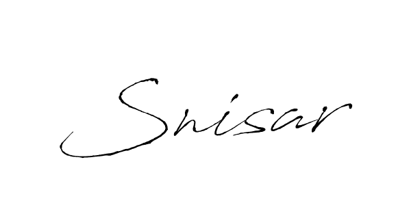 Antro_Vectra is a professional signature style that is perfect for those who want to add a touch of class to their signature. It is also a great choice for those who want to make their signature more unique. Get Snisar name to fancy signature for free. Snisar signature style 6 images and pictures png